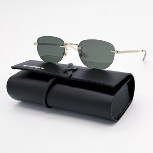 NEW MONTBLANC SUNGLASSES MEN GOLD/GRAY MB0303S 001 EYEWEAR MONTBLANC